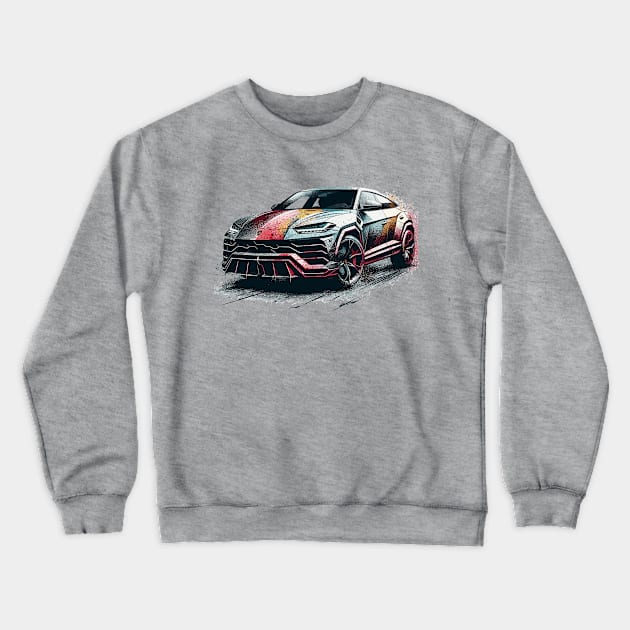 Lamborghini Urus Crewneck Sweatshirt by Vehicles-Art